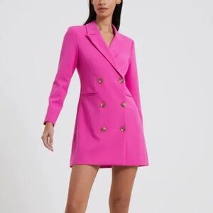 NWT French Connection Whisper Blazer Dress in Wild Rosa